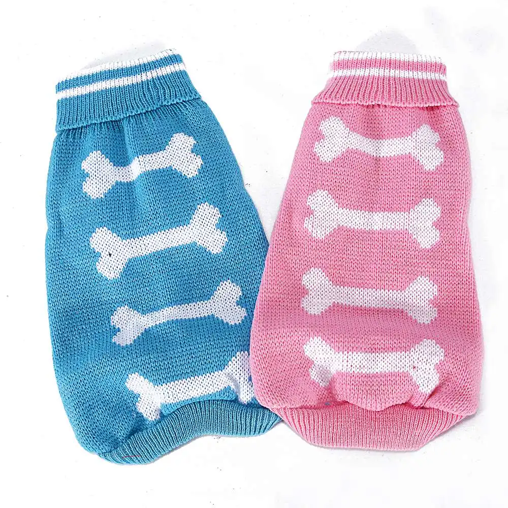 Bone Dog Clothes Cat Sweater Pet Jumper Puppy Winter Dogs Sweaters Cats Coat Toy Clothing Cute Little Dog Warm Sweater Cat KL020 1 (18)