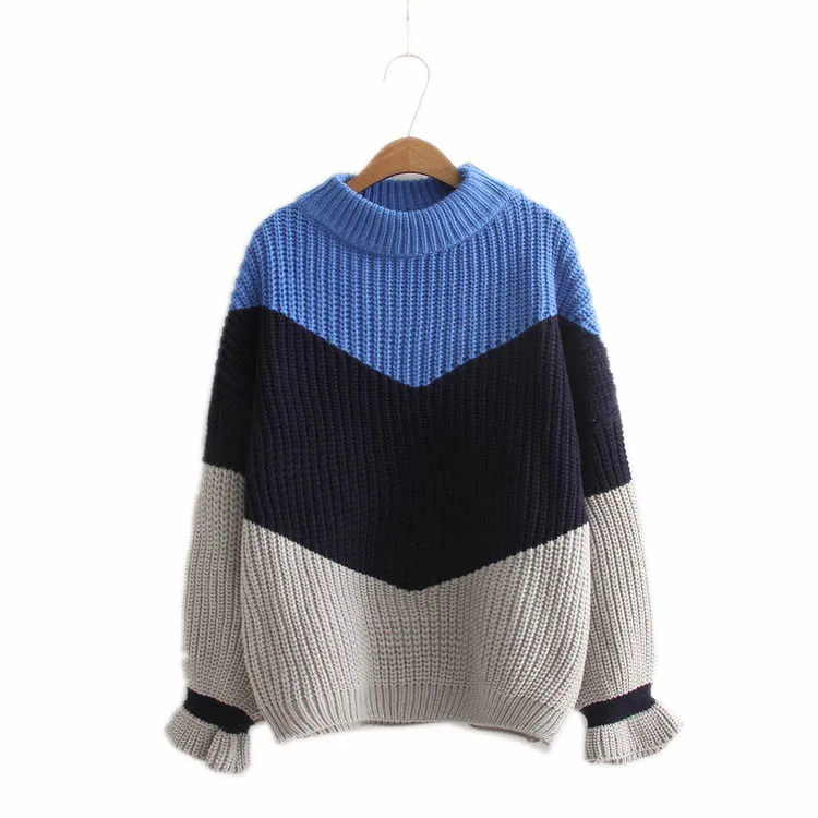 Sweater Winter Pull Sweaters Women Loose Jumpers Korean Pullovers Knitting Pullovers 2019 Fashion Thick Christmas Sweater Unif