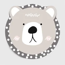 Детские ковры и ковры с мишкой Хаски для дома, гостиной, большой спальня, зал Прихожая кухня, дверь, пол, собака, животные, коврики для ванной