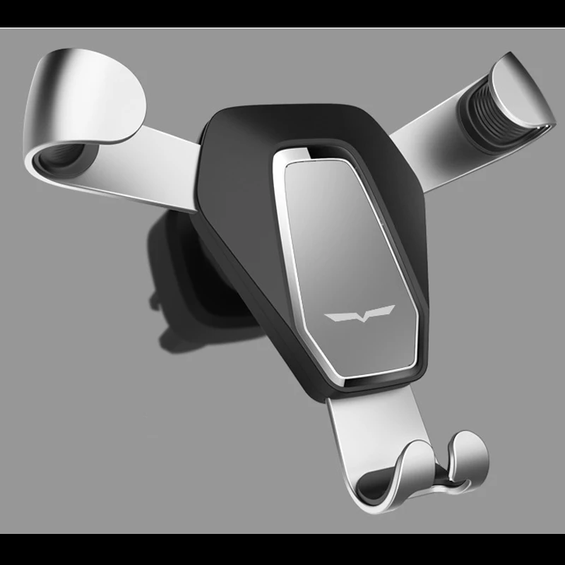 SIKAN гравитационный Кронштейн Автомобильный держатель для мобильного телефона Подставка для Iphone 7 plus 8 X для samsung s8 s9 Xiaomi huawei Авто поддержка - Цвет: silvery