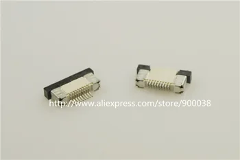 

100pcs FPC connector 0.50 mm 0.020" 9 Pin Bottom Contact Right angle SMD ZIF Slide Lock Surface Mount