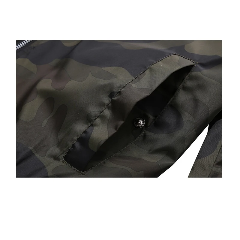 Армейская камуфляжная куртка, мужская повседневная куртка-бомбер, мужская верхняя одежда на молнии, куртка на весну и осень, приталенное пальто для мужчин размера плюс 7XL