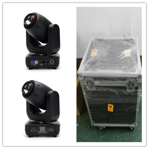 2Xlot LED Spot Light 150W High Output Moving Head Led Flight Case Packing Dj Gobo Projector Fixture Stage Color Lighting | Освещение