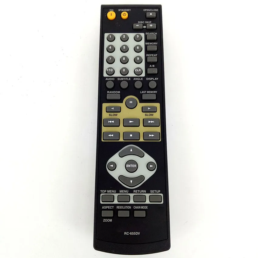 Оригинальный Для ONKYO телефон с дистанционным управлением для RC-655DV DV-CP704 TESTED