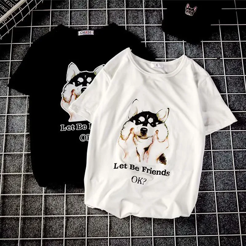 Funny Dog Head Cartoon Print T-Shirt The Puppy Short Sleeve Tshirt Men Harajuku Sweatshirt Hip Hop Men Women tshirt WGTX182 Funny Dog Head Cartoon Print T-Shirt The Puppy Short Sleeve Tshirt Men Harajuku Sweatshirt Hip Hop Men Women tshirt WGTX182