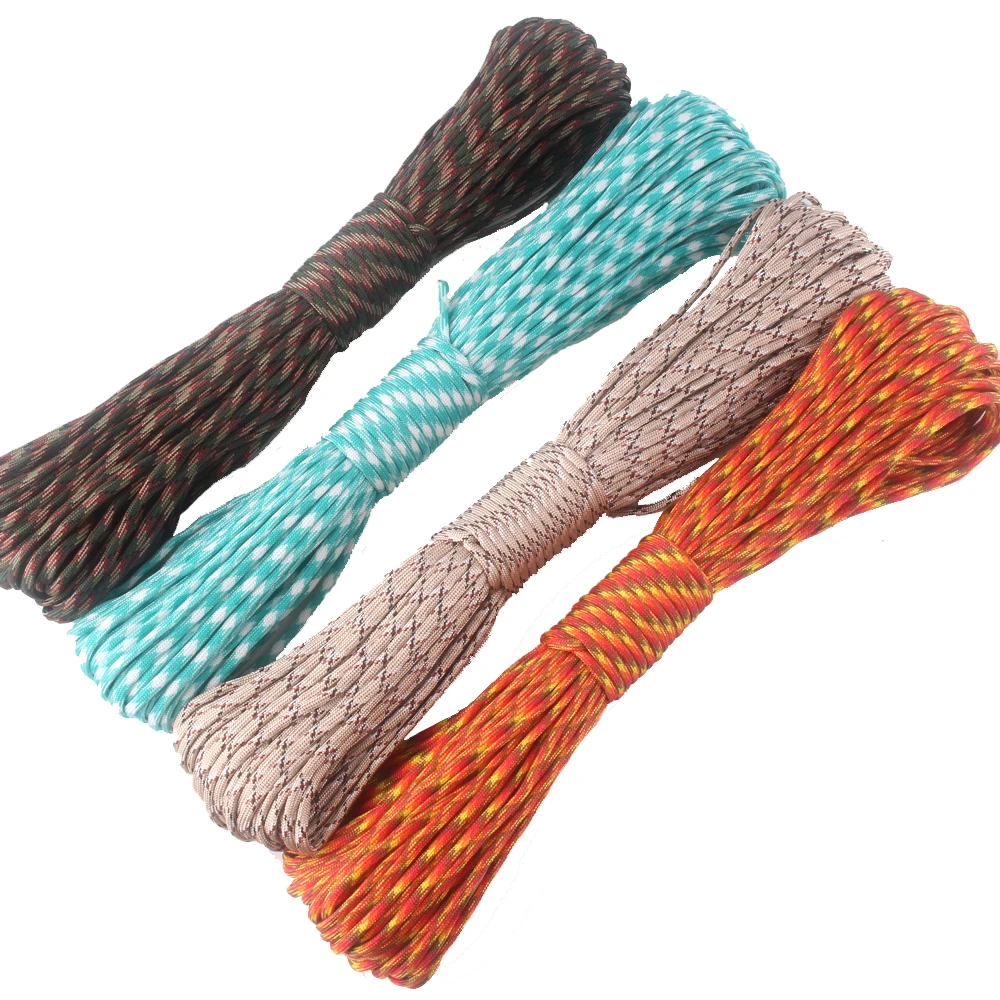 Cuerda Escalada Strand Paracord 550 Parachute Cord Corda Paracorde Campling Outdoor Survival 252 Cores 1000ft 7 2 Parachute Cord Corda Corda Paracorde Campling Outdoor Survival Paracord 252 Cores
