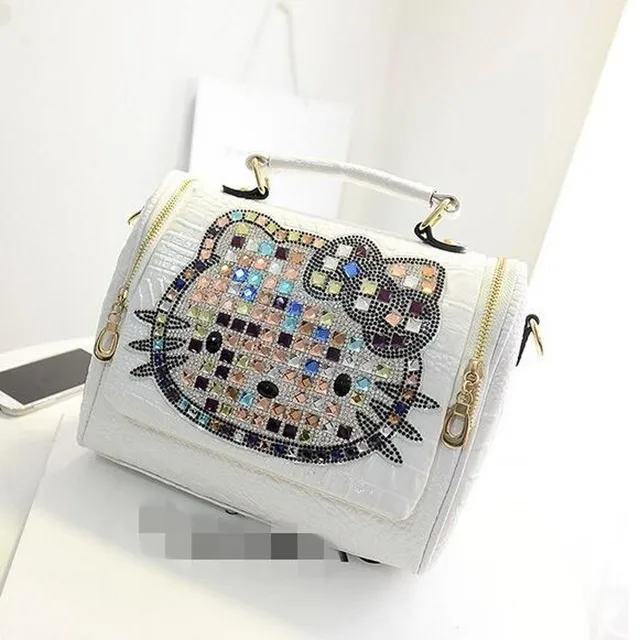 crossbody hombro hello 2017 bolsos kitty de marca lujo de cuero Oqzx7aq