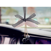 Ангел крыло авто автомобиль заднего вида подвеска на зеркало Висячие интерьерные аксессуары Орнамент