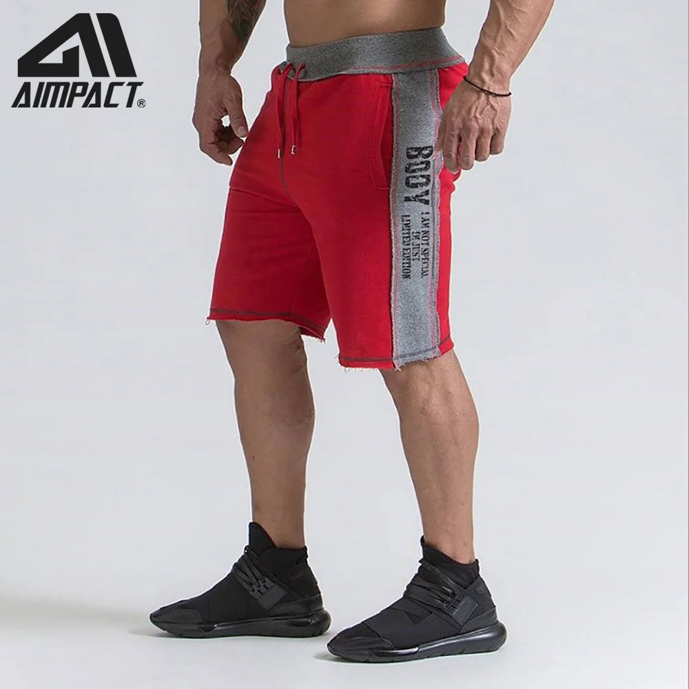 

2019 New Patchwork Fitness Shorts for Men Bodybuilding Athletic Workout Training Trunks Male Active Gymi Running Track Shorts By