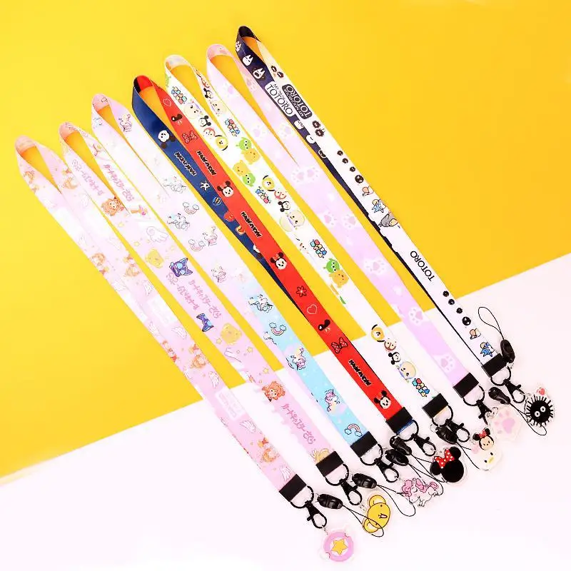 

Mix 20 Style New Mobile Phone Strap Cute Cartoon Lanyard Neck Strap For Women Keys ID Card For USB Badge Holder DIY Hang Rope