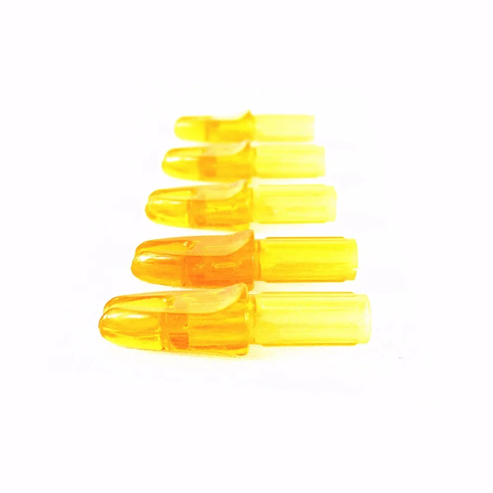 Archery Arrows Nocks Clear Yellow 2