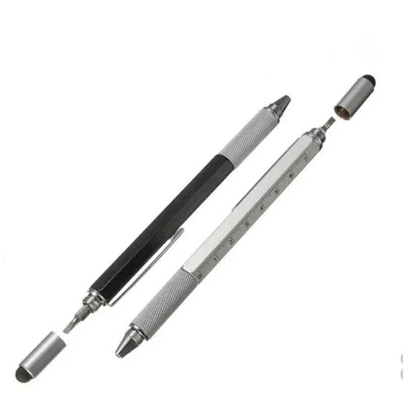 

Tool Ballpoint Pen Creative Stationery Screwdriver Ruler Spirit Level Ball Pen Multifunction Canetas Office School Gift