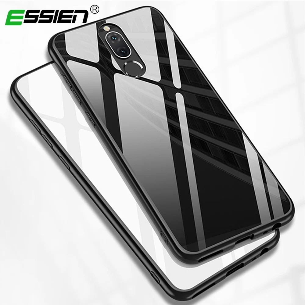case for huawei P20 lite pro P smart mate 10 P8 2017 Tempered Glass + soft TPU honor V10 8 9 |