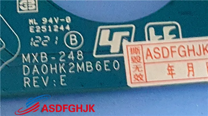  Mbx-248 for Sony Vaio Vpcej2 LAPTOP Motherboard Da0hk2mb6e0 A1827706A 100% TESED OK