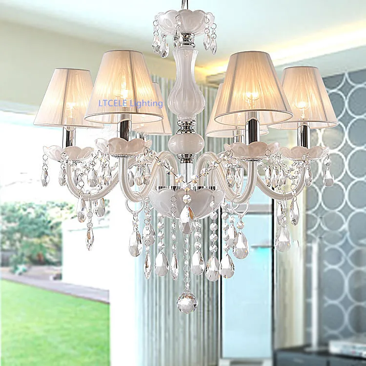 Modern crystal chandelier K9 crystal 110 240V lustres de cristal chandelier for living room or bedroom