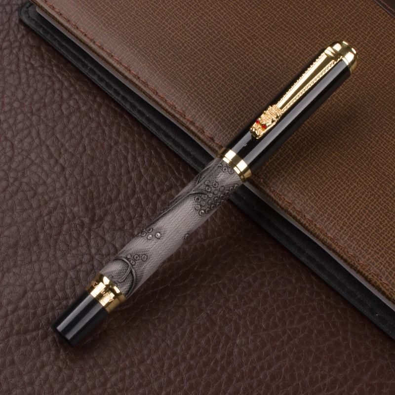 Luxury Brand Metal Roller Pen Luxury Ballpoint Pens for Business Gifts Writing Office School Supplies Material Stationery
