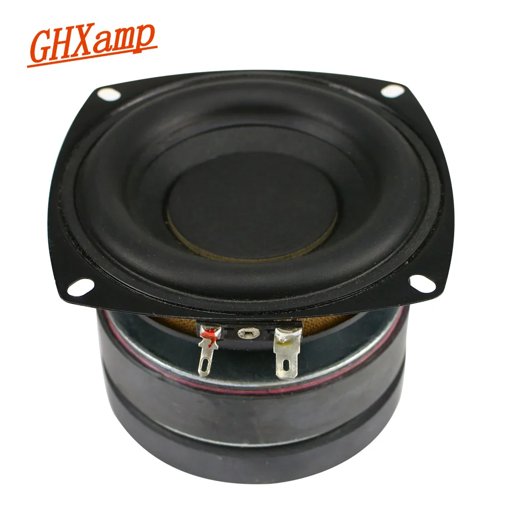 GHXAMP 4 дюймовый сабвуфер автомобильный динамик Hifi 6ohm 50 Вт глубокий бас длинный ход