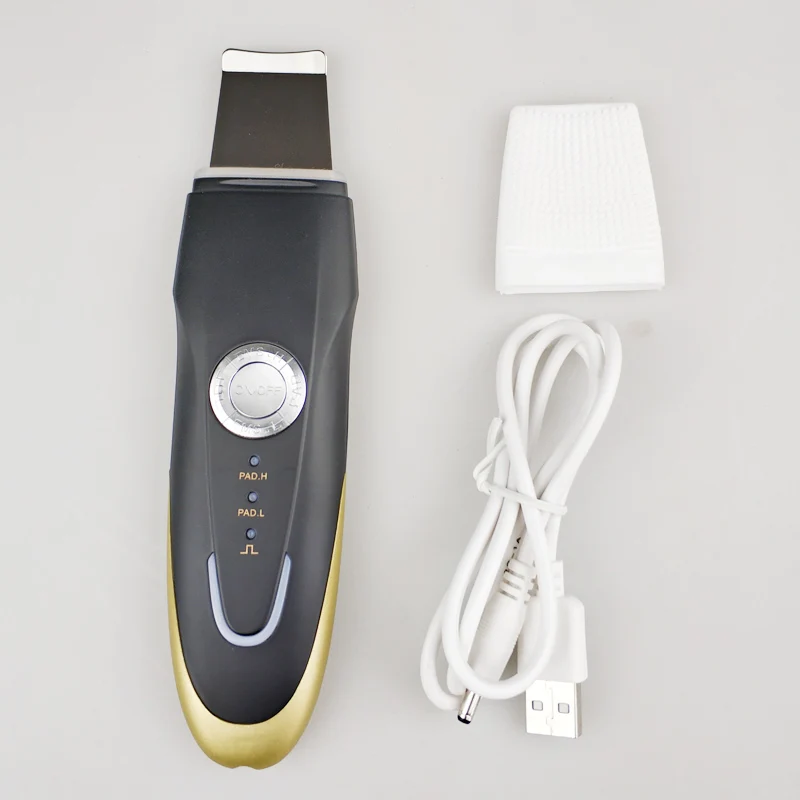 Ультразвуковой скруббер для кожи USB перезаряжаемое устройство очистки пор