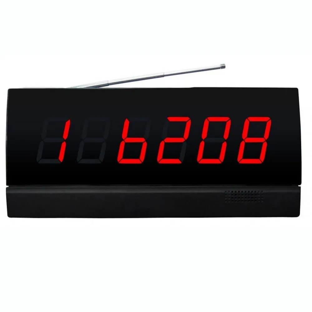 

Singcall wireless pager system.led number display for hospital,welfare house.show room number and table number at the same time.