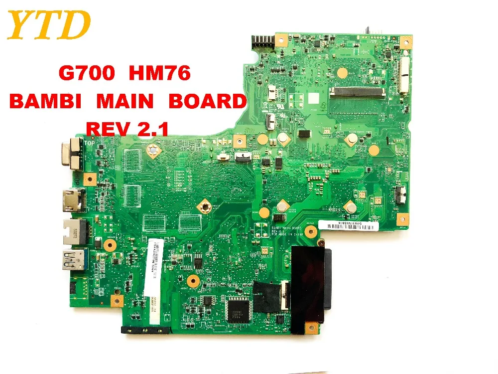 Оригинальная материнская плата для ноутбука lenovo G700 G700 HM76 BAMBI основная плата REV 2,1 протестированная хорошая