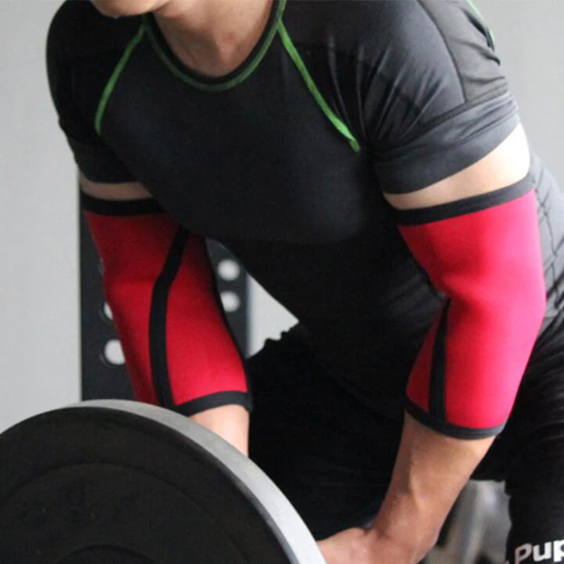 Gym fitness compression elbow sleeves neoprene weightlifting elbow pad