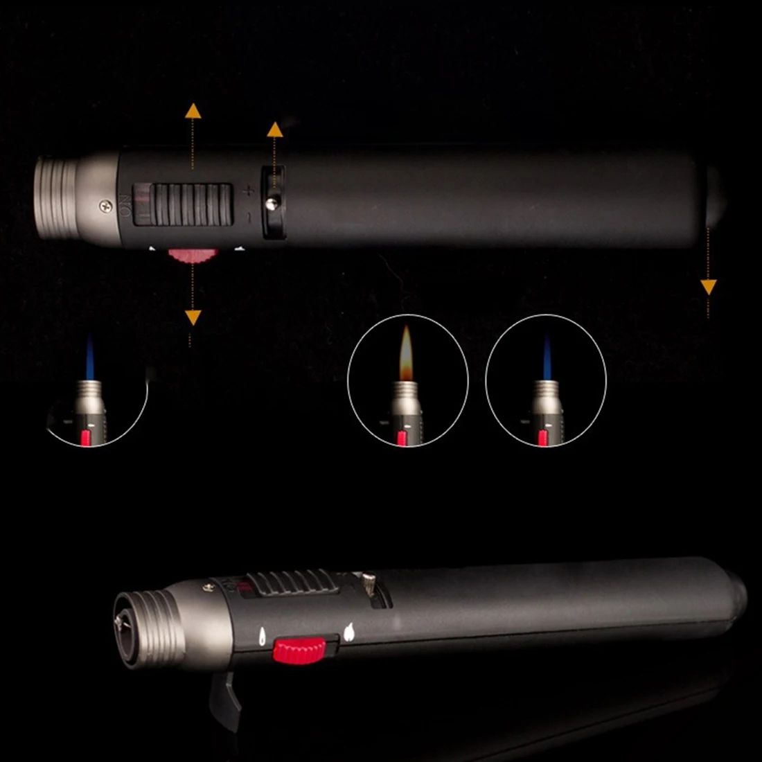 

Mini Welding Outdoor Lighter 1300 degree Torch Jet Flame Portable Pencil Butane Gas Refillable Fuel Welding Soldering Pen
