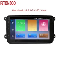 8 “Android 9 di Navigazione GPS Per Auto, 2 gb di ram, 7708 radio, per VW Volkswagen GOLF 5, 6 Polo Passat b5, Jetta, Touran, Skoda, seat, canbus