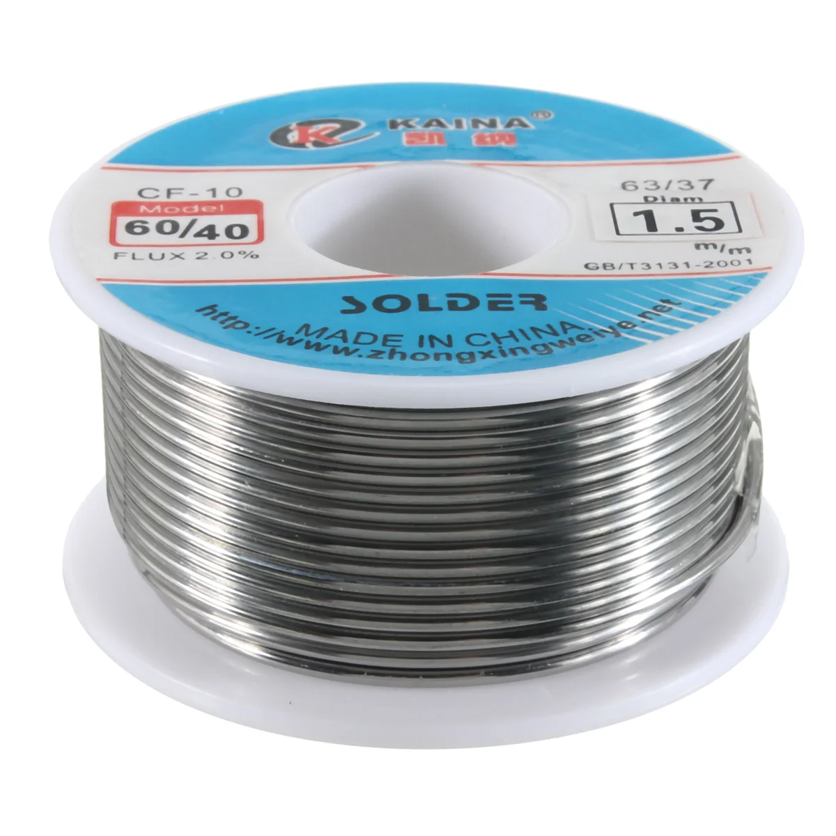 100g 1.5mm 60/40 Tin lead Solder Wire Rosin Core Soldering 2 Flux Reel