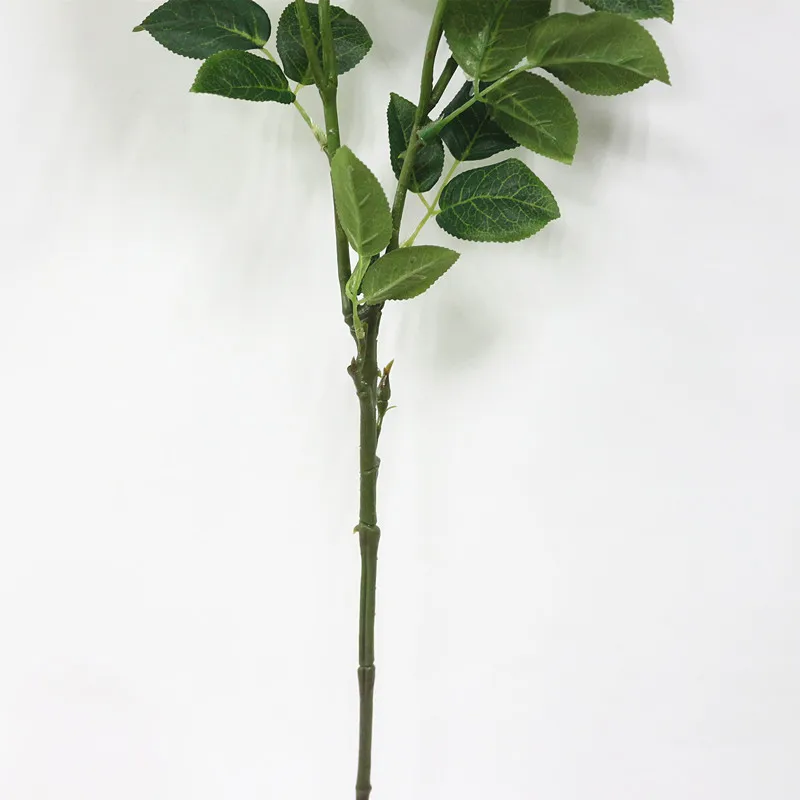 Flone 6 Heads Artificial Rose Flowers Silk Flower Bouquet Branch Fake Flower Wedding Decor Birthday Party Crafts Decor Flowers (22)