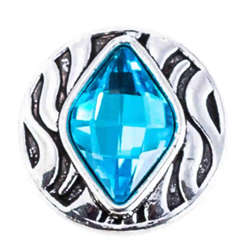 

New five colors crystal metal Snap Button Jewelry 18mm Snap Buttons fit Snap Bracelet Bangles Button Jewelry TZ9197