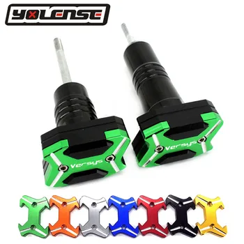 

7 Colos Motorcycle CNC Frame Slider Falling Protection Protectors Anti Crash Caps For Kawasaki VERSYS650 2015 2016