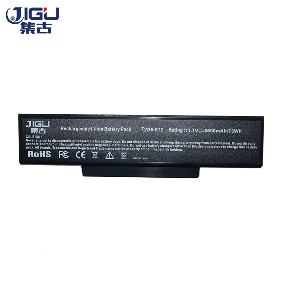 JIGU 9 ячеек Аккумулятор для ноутбука Asus A72 K72 K73 N71 N73 X77 A32-K72 A32-N71 | Компьютеры и офис