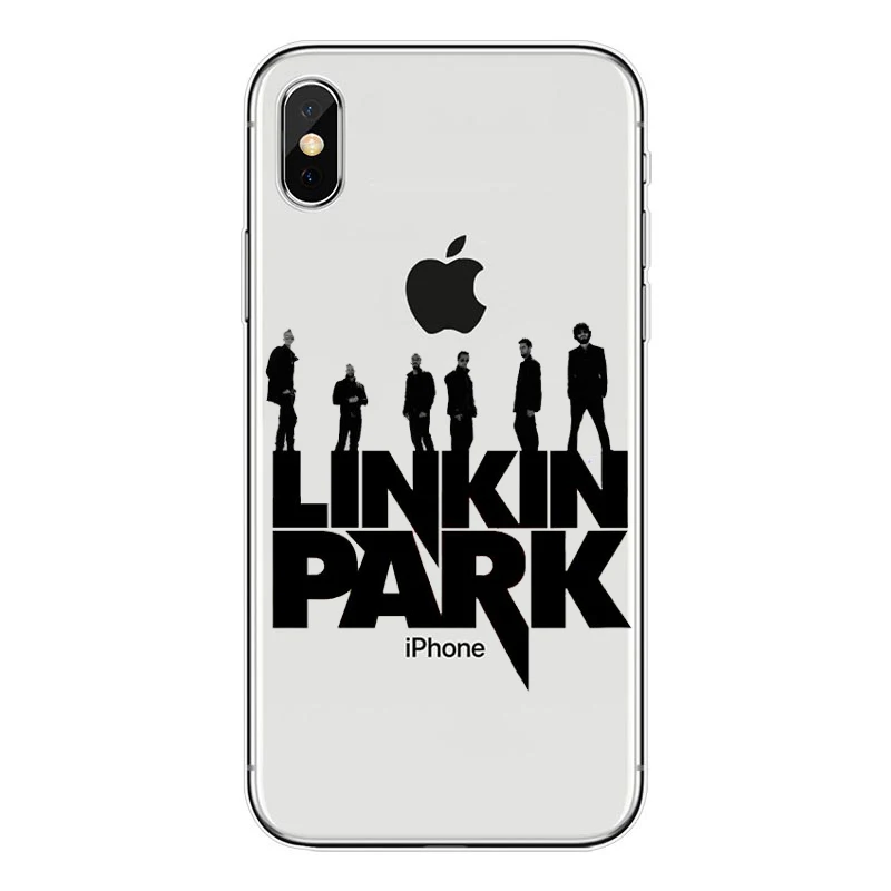 Чехол для iphone 5 4 6 7 8 Plus X Ultra Fino Linkin Park Честера БЕННИНГТОНА Мягкий ТПУ чехол для телефона - Цвет: TPU