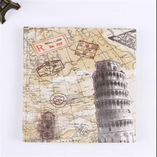 20pcs/lot Retro Building Paper Napkin Festive & Party Tissue ServietteTable decor wedding event party supplies decoration-9z