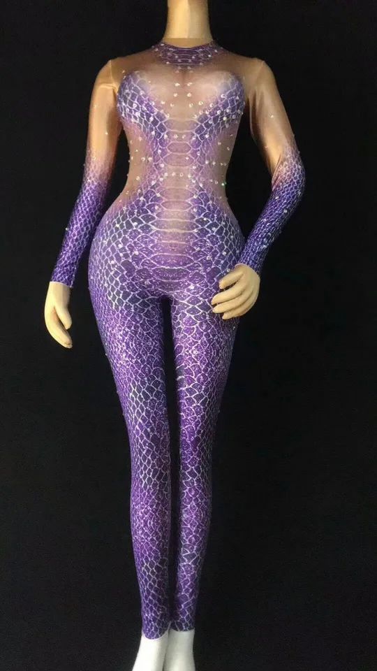 purple jumpsuit