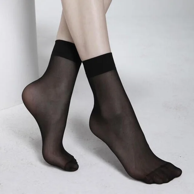 10 pairs Women's Velvet Silk Evening Sock Thermal Thick Lady's Socks