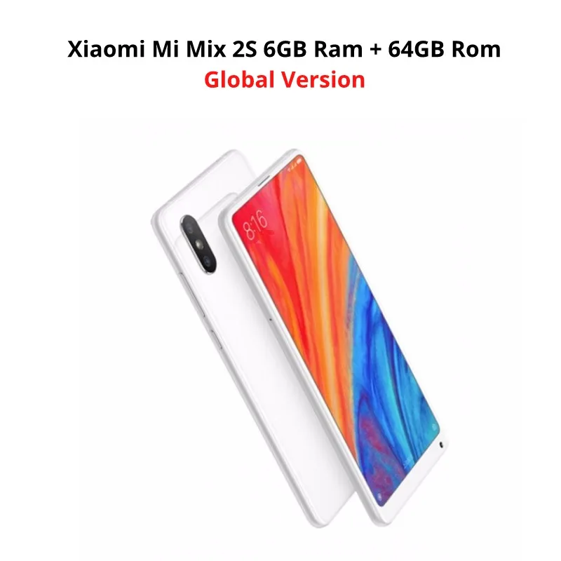 新品未開封☆Xiaomi Mi Mix 2S 6GB 128GB ホワイト