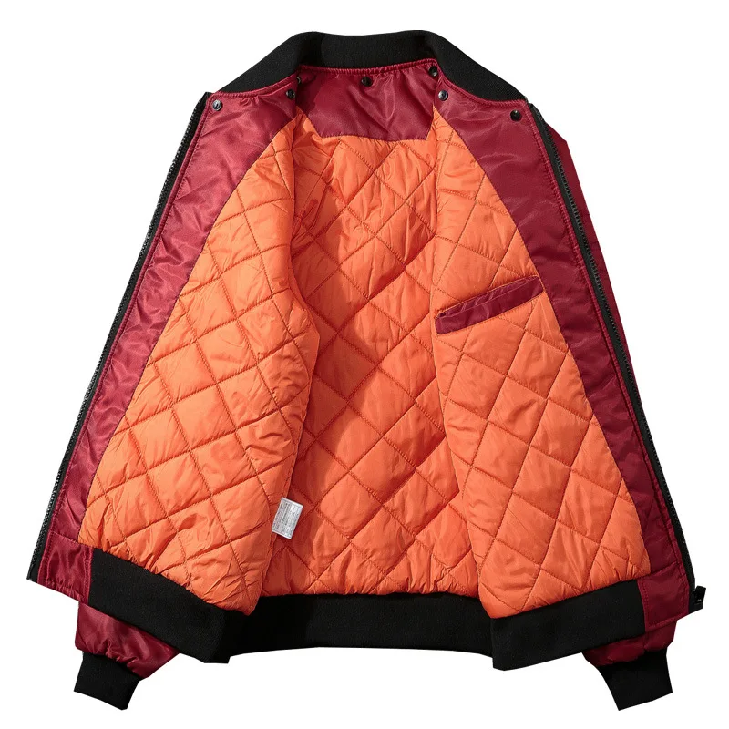 Winter Bomber Pilot Jacket Men Streetwear Anime Shark Print Baseball Jacket Women Hip Hop Couple Coat Fashion Hipster Autumn