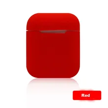 Capa de Silicone macio para Airpods Fone De Ouvido Tampa Da Caixa À Prova de Choque Capa Protetora Da Pele para A Apple Air Vagens Fone de Ouvido Acessórios do Saco