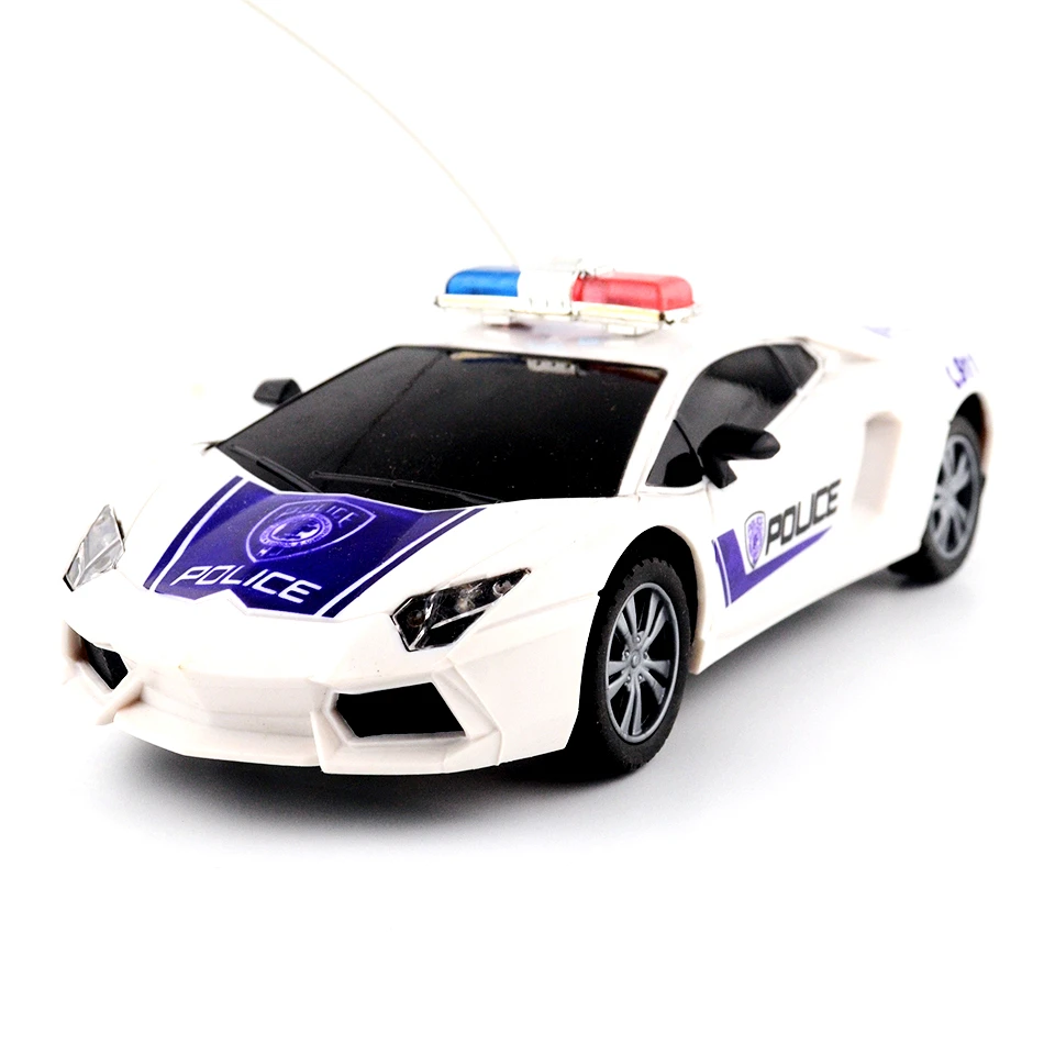 1:24 Электрический Полицейский RC автомобили вспышки машины на пульте