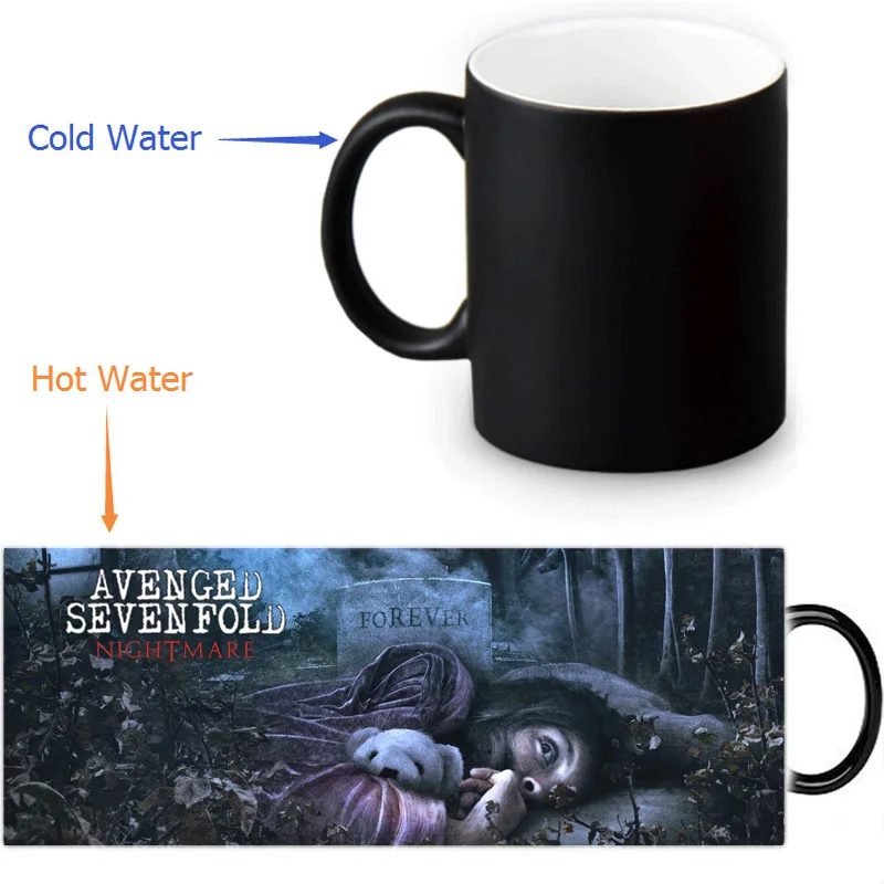Avenged Sevenfold&ampA7X Custom Made Design Water Coffee Mug Novelty Gift Mugs Magic Ceramic 12 OZ Office Home | Дом и сад