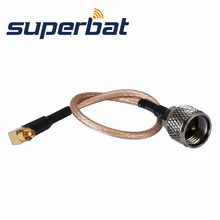 Superbat радиочастотный коаксиальный кабель mini-UHF штекер для MC-Card штекер правый угол помощью соединительного кабеля RG316 15 см
