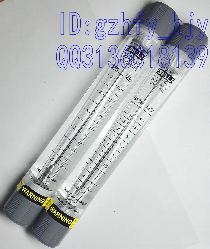 

LZM-15G 0.1-1GPM 0.5-4LPM liquid pipe flowmeter 4 inner screw thread water flowmeter