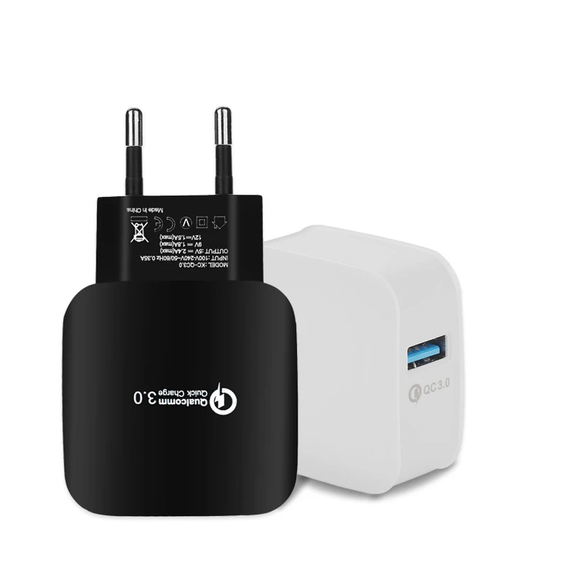 

Quick Charge 3.0 QC 3.0 USB Turbo Fast Charger For SAMSUNG S10 Plus S9+ S8 Xiaomi Mi9 MIX3 Mi8 HTC 10 LG G8 G7 G6 For iPhone XS