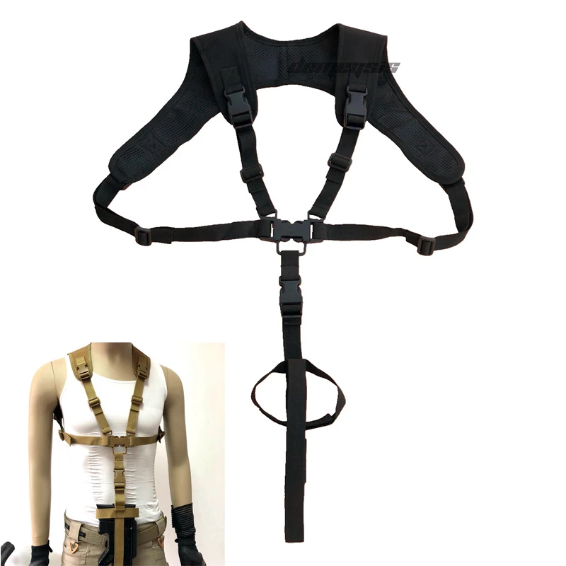 

Outdoor Hunting Gun Sing Adjustable Strap System Tactical Rifle Sling Military Airsoft Shooting P90 Hanging Rifle Sling