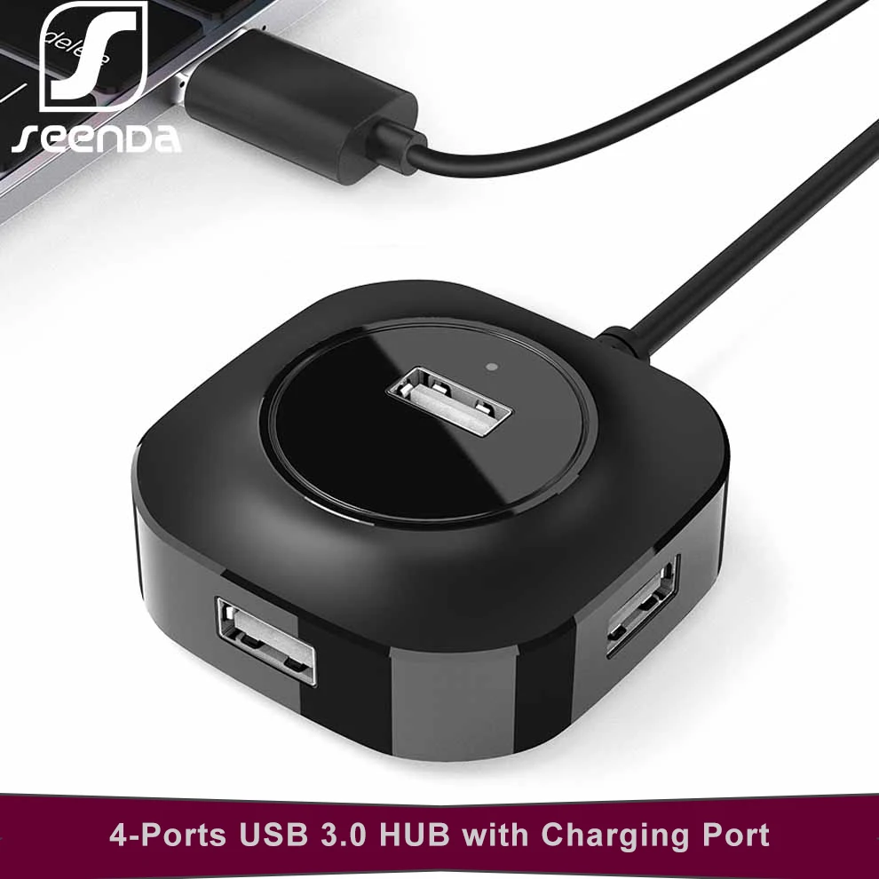 SeenDa usb хаб 3 0/2 0 высокого Скорость 4 Порты и разъёмы USB переключатель делителя с