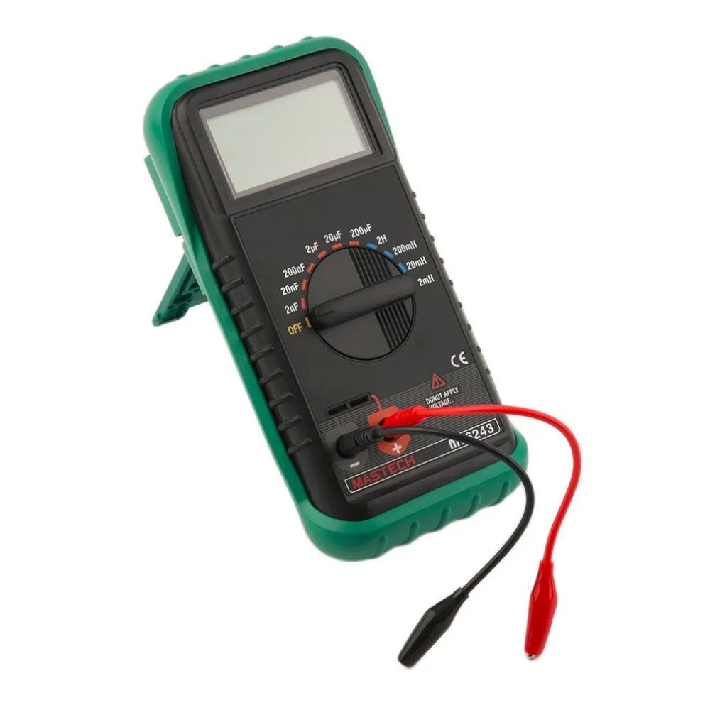 

MASTECH MY6243 Digital C/L Inductance 2m/20m/200mH/2H Capacitance Meter 2nF-200uF