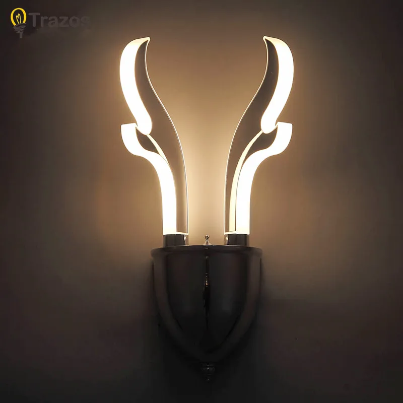 

Modern Led Wall Lamp 8W Acrylic Body Triangle Wall Light For Bedroom Home Lighting Luminaire Bathroom Light Fixture Wall Sconce