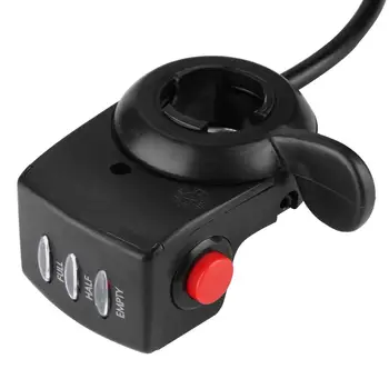 

Speed Control Twist Thumb Throttle Assembly 24V Fit For E-Bike Electric Bike Supporting Battery Capacity Display Function