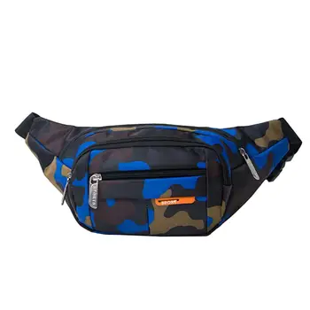 

Sports Camouflage Waterproof Men Waist Bag Zipper Pocket Outdoor Fanny Pack